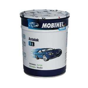 000 черная матовая, автомобильная краска алкидная, автоэмаль Mobihel, уп. 1л