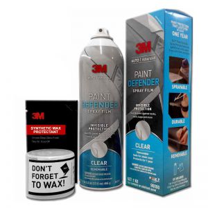 Напыляемая защитная пленка 3M 90000 Paint Defender (набор: спрей, 496 г. + воск)